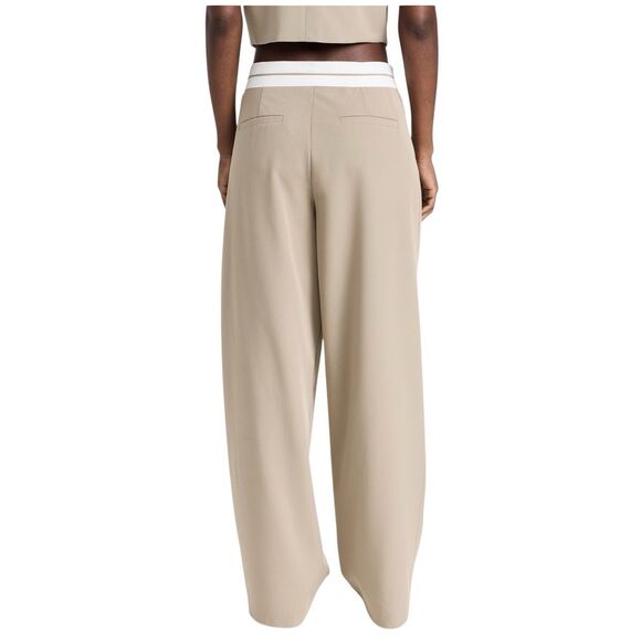 WAYF exposed waistband trouser pants Small - Picture 3 of 4